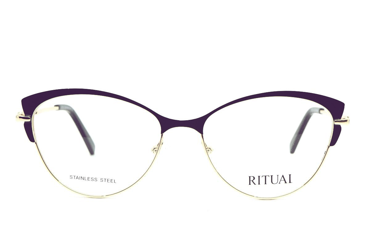 Dámské brýle Ritual černo-zlaté plast/kov R 405C1